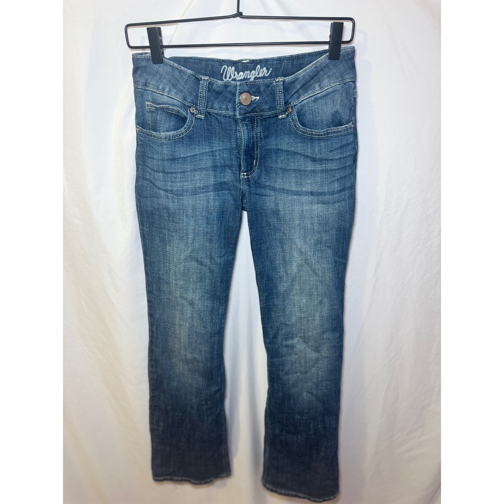 Y2K Wrangler Bootcut Jeans Juniors 3x32 Womens Small Medium Wash Western Cowgirl